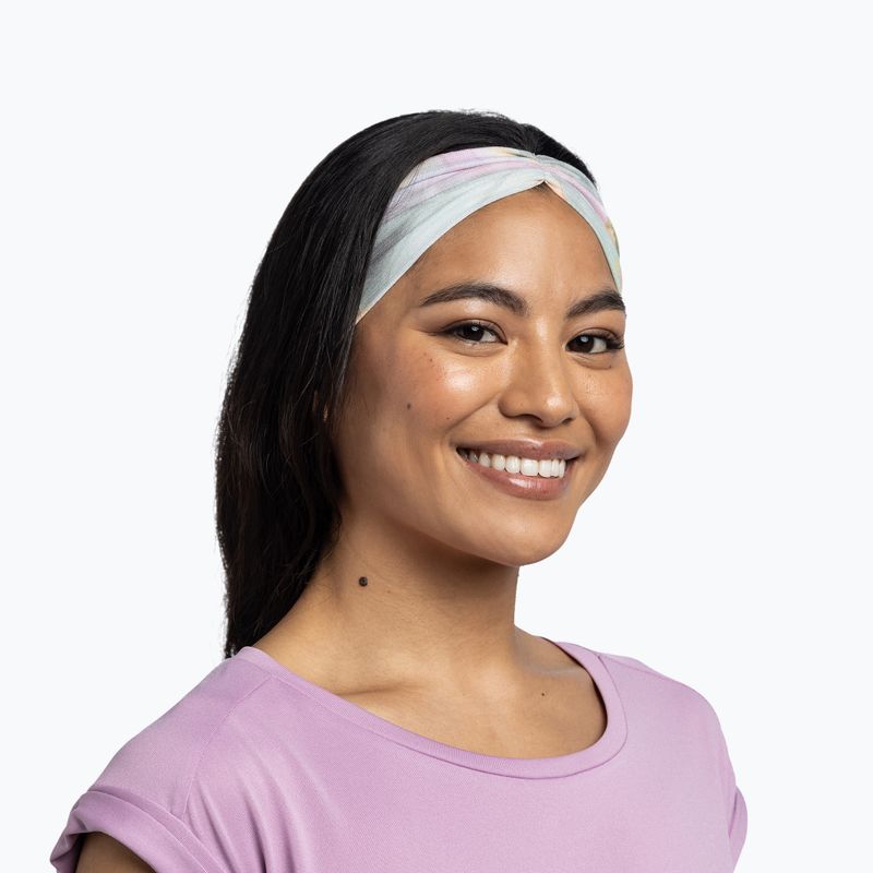 Stirnband BUFF CoolNet UV Ellipse esmerald seagrove green 3
