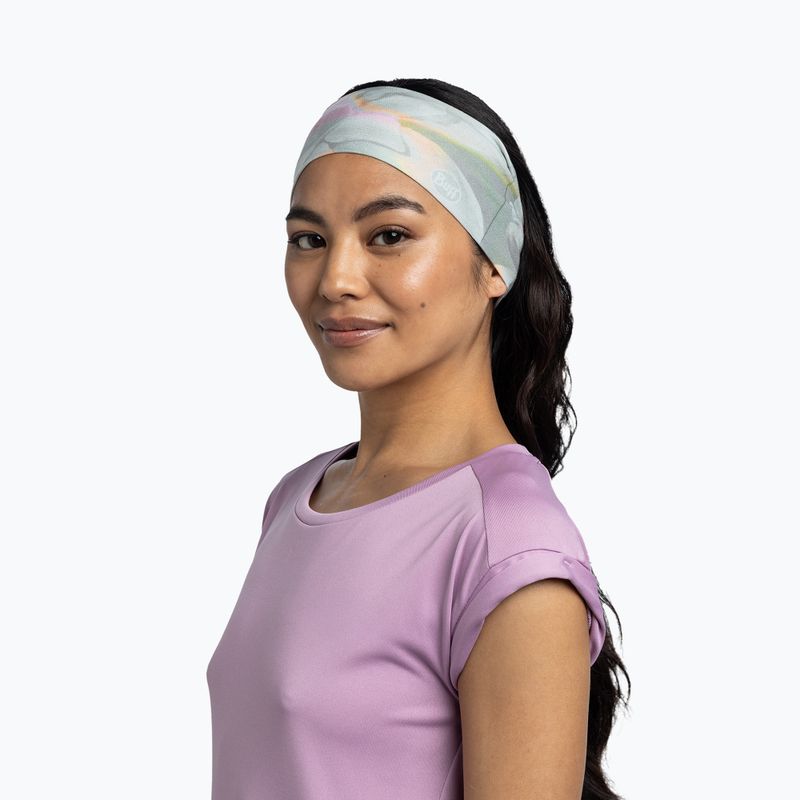 Stirnband BUFF CoolNet UV Ellipse esmerald seagrove green 4