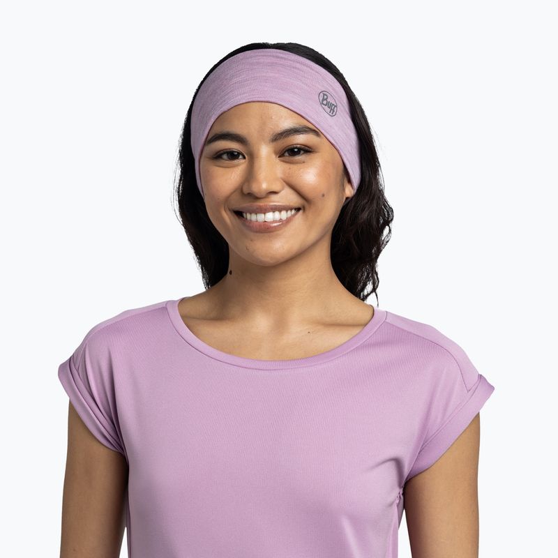 Stirnband BUFF Lightweight Merino Wool pansy 3