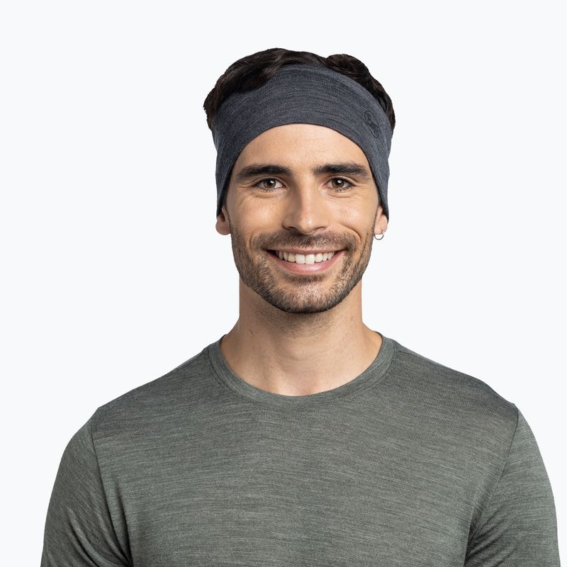 Stirnband BUFF Lightweight Merino grey 2