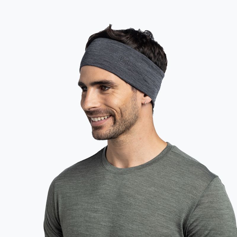 Stirnband BUFF Lightweight Merino grey 3