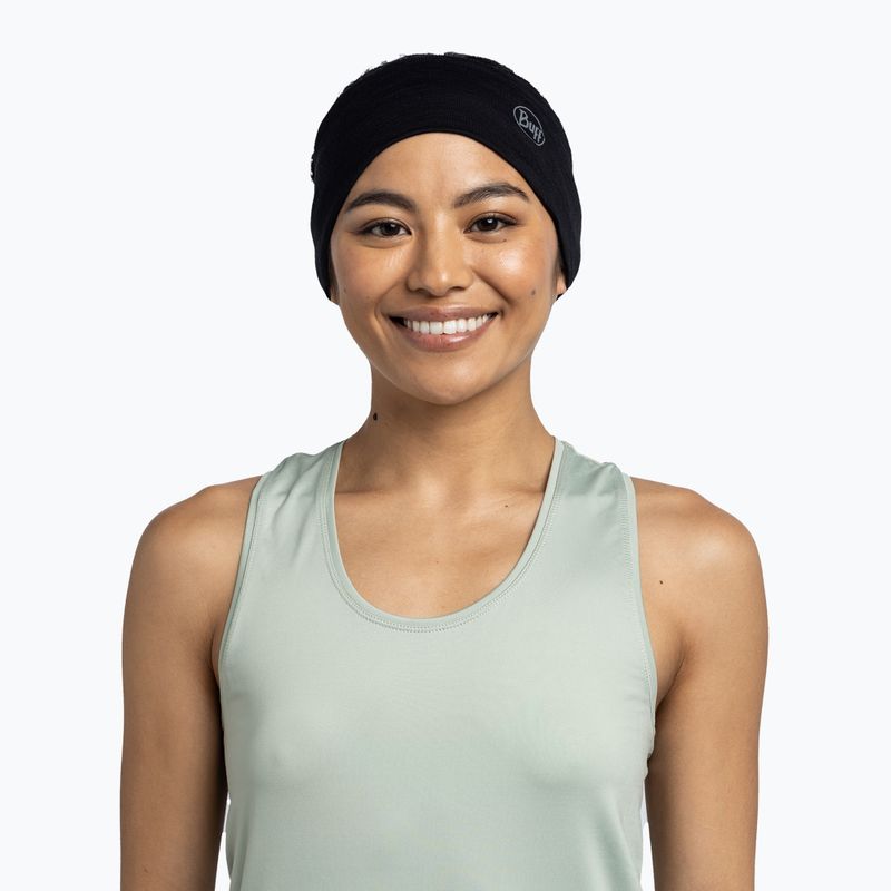 Stirnband BUFF Lightweight Merino Wool black 3