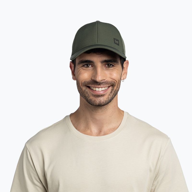 Basecap Buff Summit solid khaki 3