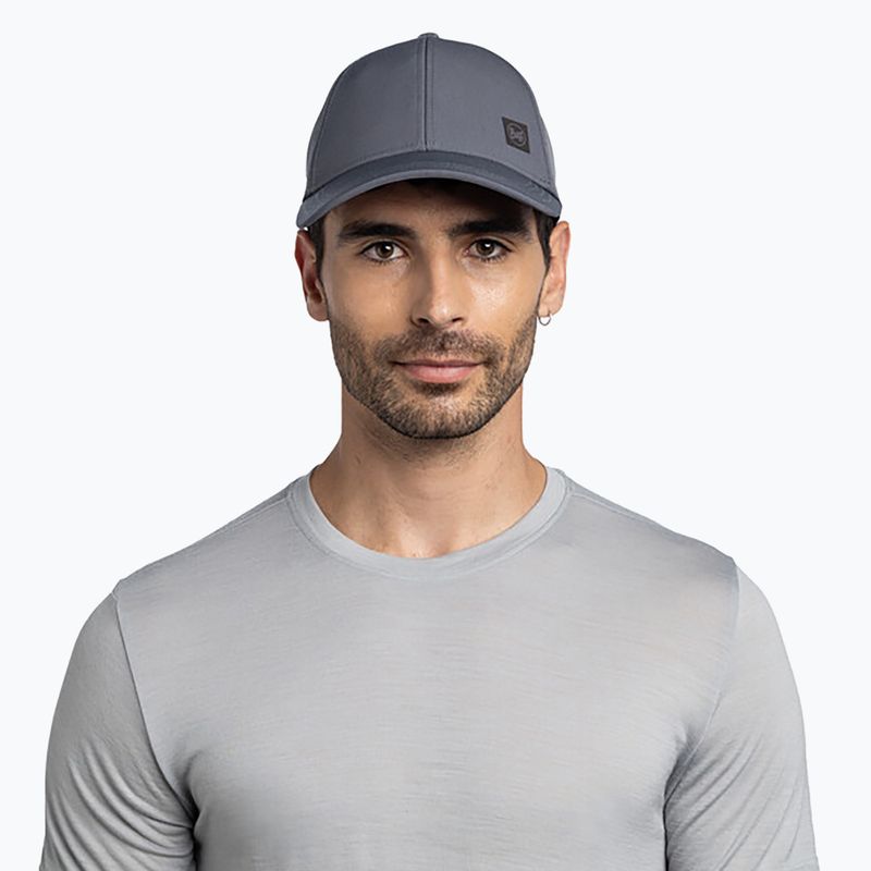 Cap Schirmmütze BUFF Summit Solid ash 4