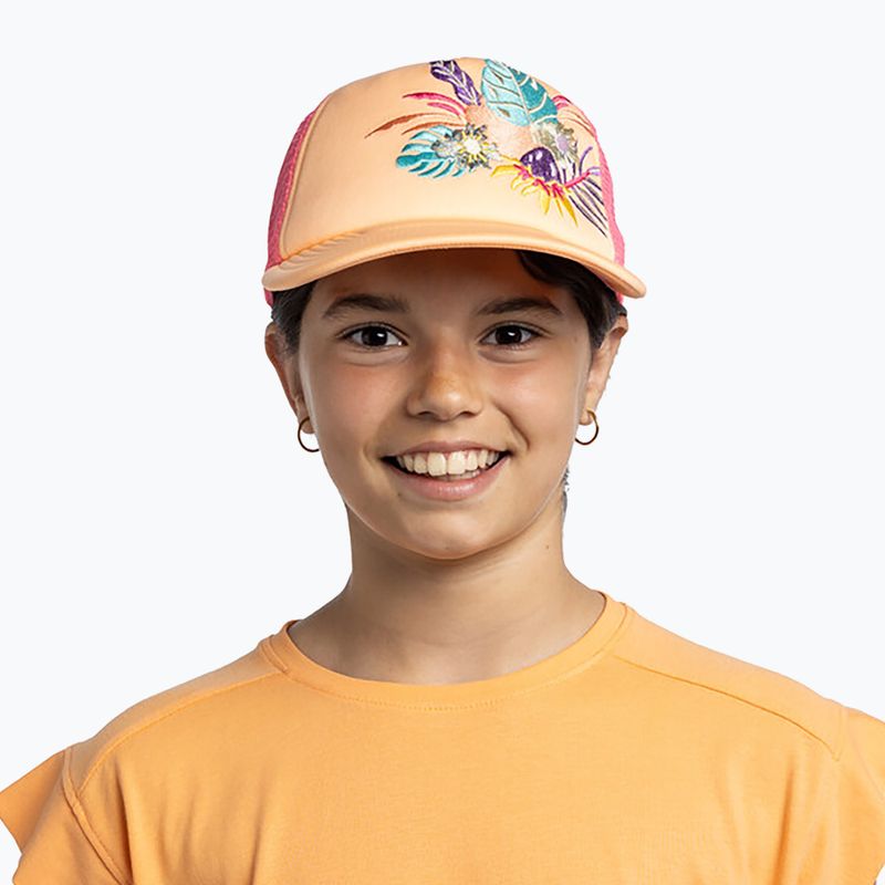 Cap Schirmmütze Kinder BUFF Trucker Neottia coral 4