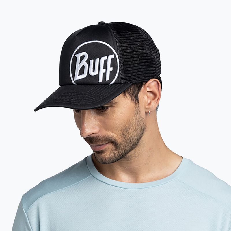Basecap BUFF Trucker logo black 3