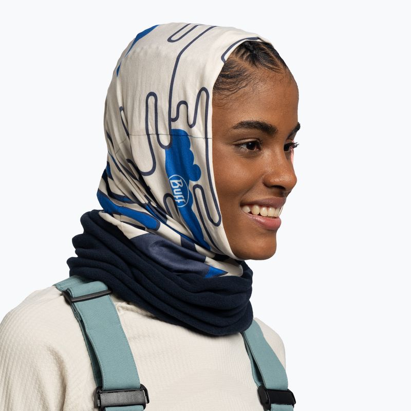 Multifunktionstuch BUFF Polar hirajy blue 4