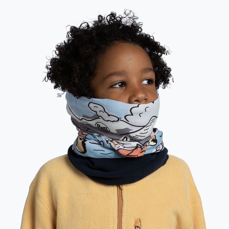 Kinder-Multifunktionstuch BUFF Polar teal blue 4
