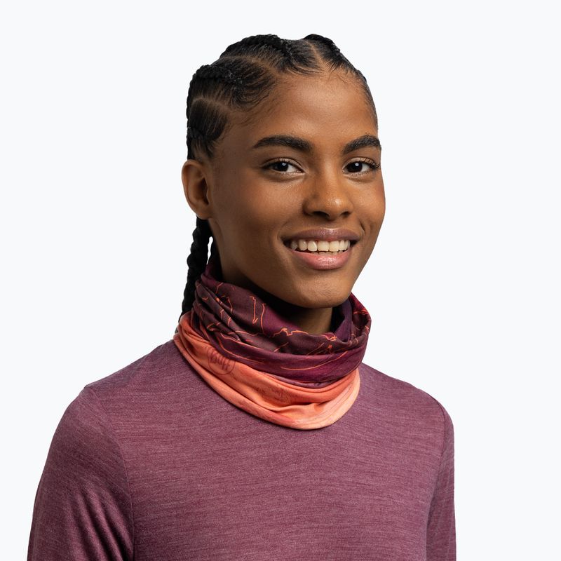 Multifunktionstuch BUFF Original Ecostretch unal garnet 4