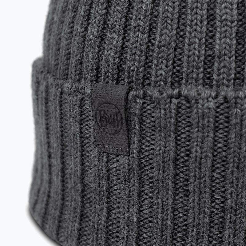 Wintermütze BUFF Knitted Norval grey heather 2