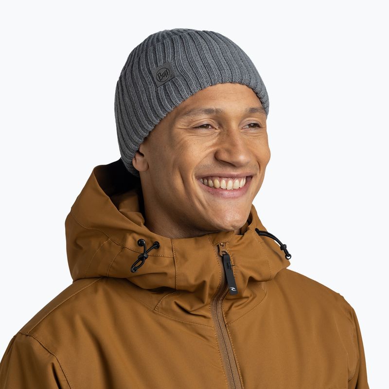 Wintermütze BUFF Knitted Rutger iron grey 3