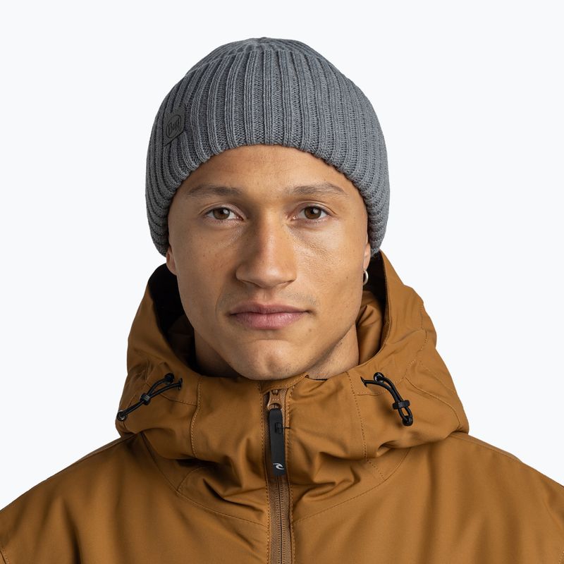 Wintermütze BUFF Knitted Rutger iron grey 4