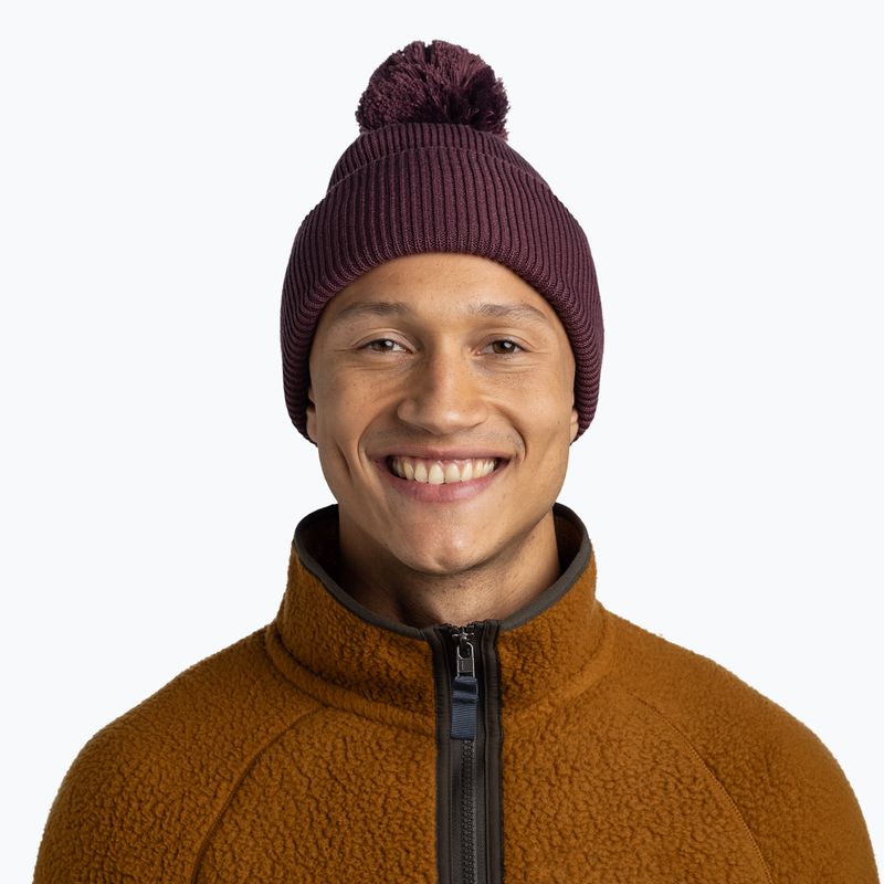 Wintermütze BUFF Knitted Renvi burgundy 3