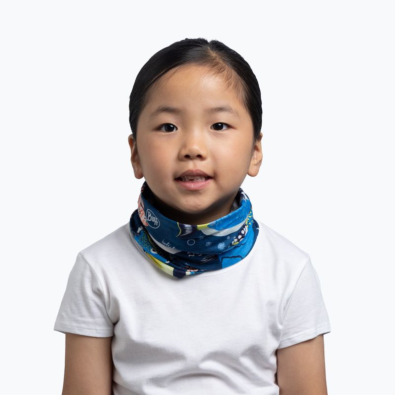 Multifunktionstuch für Kinder BUFF CoolNet UV huambi navy 3