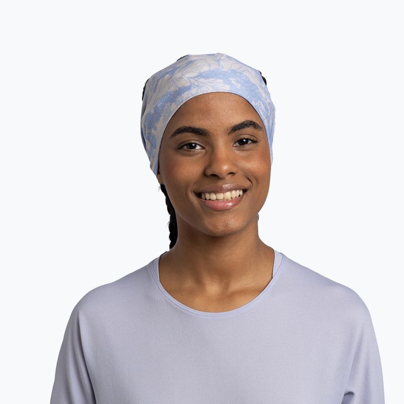 Stirnband BUFF CoolNet UV Ellipse loer glory blue 3