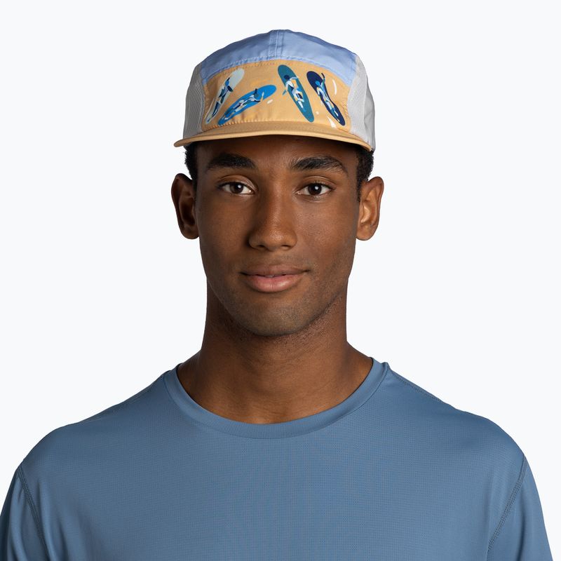 Basecap BUFF 5 Panel Go luvi glory blue 3