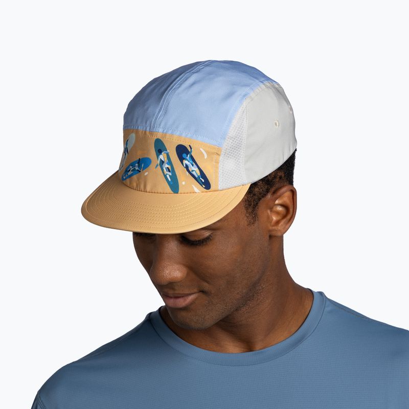 Basecap BUFF 5 Panel Go luvi glory blue 4