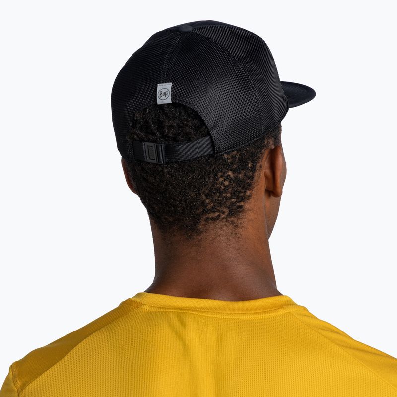 Basecap BUFF Explore Trucker cream logo black 4