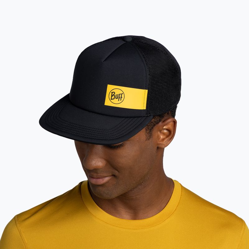 Basecap BUFF Explore Trucker cream logo black 5