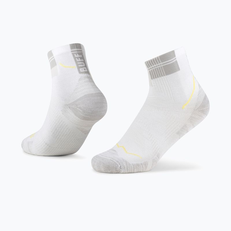 Socken BUFF CoolNet Quarter white 3