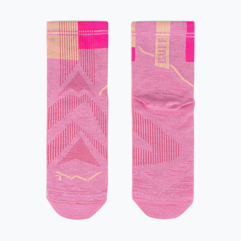 Socken BUFF CoolNet Quarter pink 2