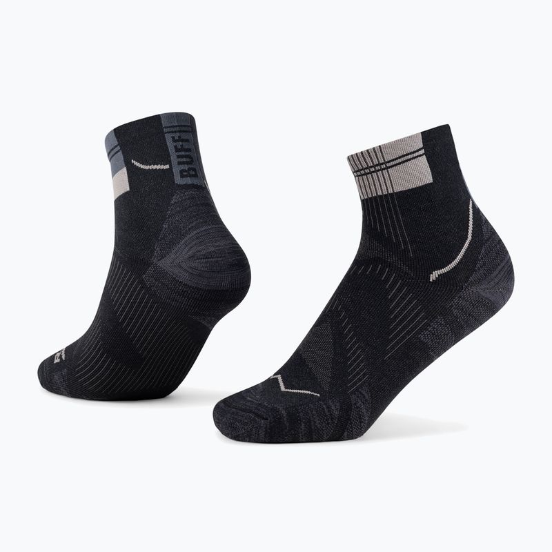 Socken BUFF CoolNet Quarter black 3