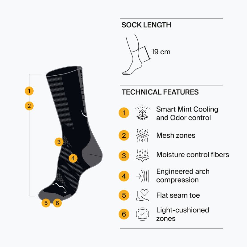 Socken BUFF Coolnet Crew wüstenfarben 4