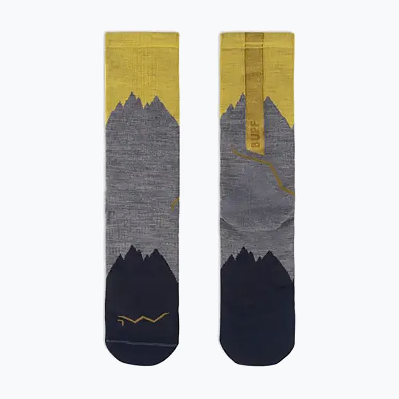 Socken BUFF Merino Lightweight Crew LWC3 grau 6