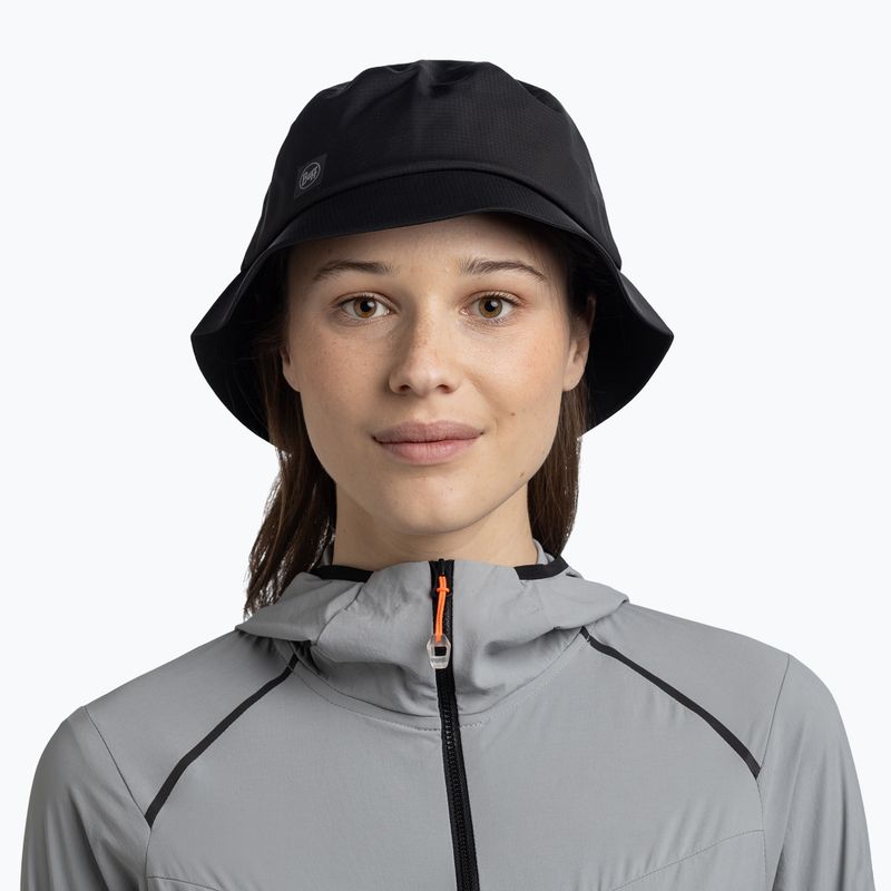 Hut BUFF Rain Bucket solid black 4