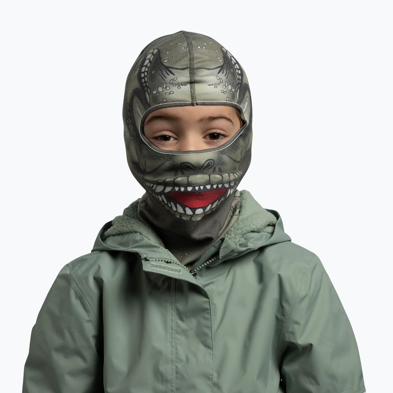 Sturmhaube BUFF Polar dinochi beetle green 3