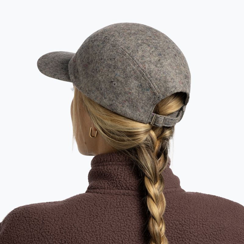 Wintermütze Buff Merino Upcycled thier grey heather 7