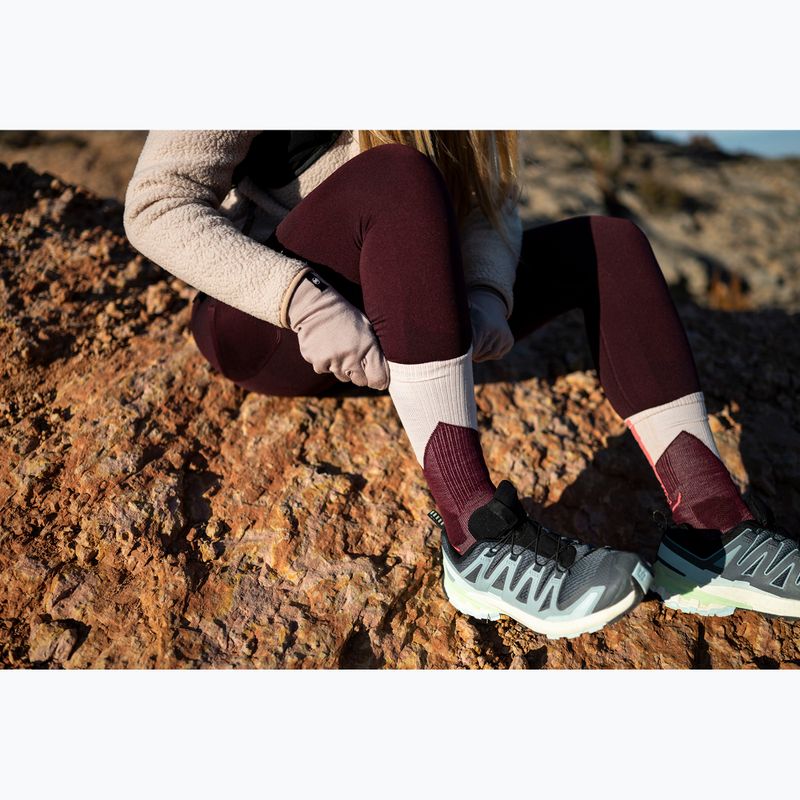 Socken BUFF Midweight Crew wine 9