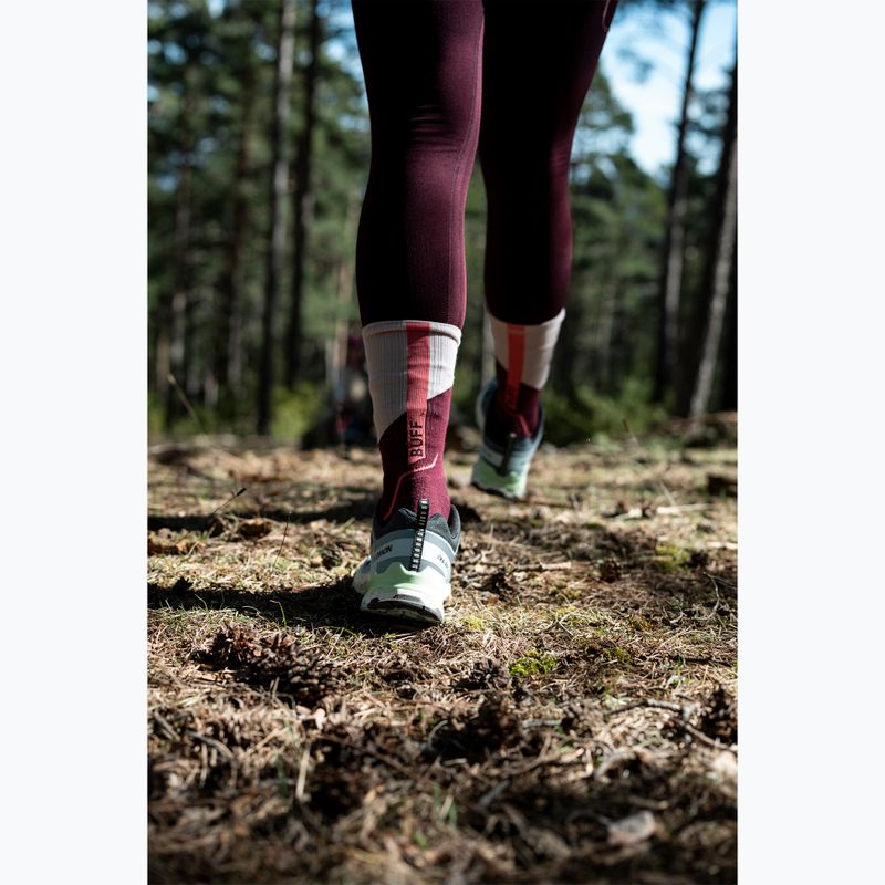 Socken BUFF Midweight Crew wine 11