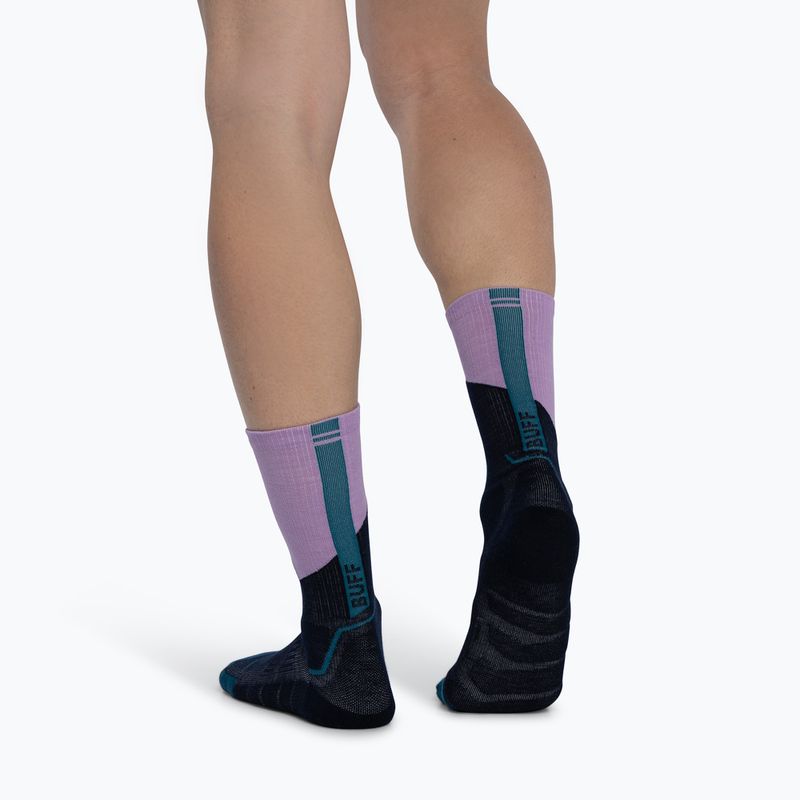 Socken BUFF Midweight Crew orchid 3