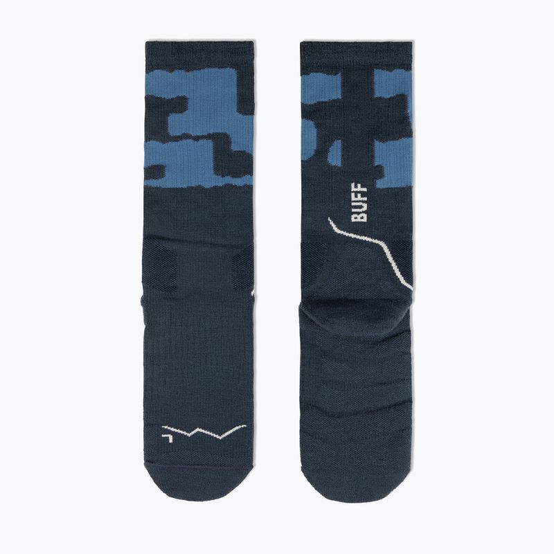 Socken BUFF Midweight Crew night blue 3