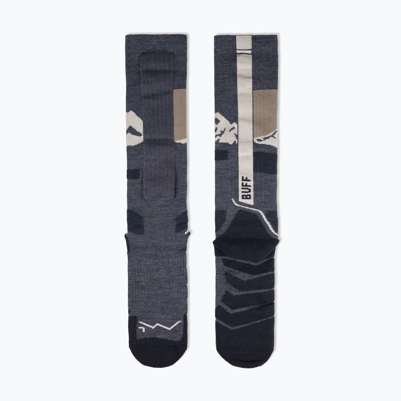 Socken BUFF Merino Heavyweight Over The Calf night blue 3