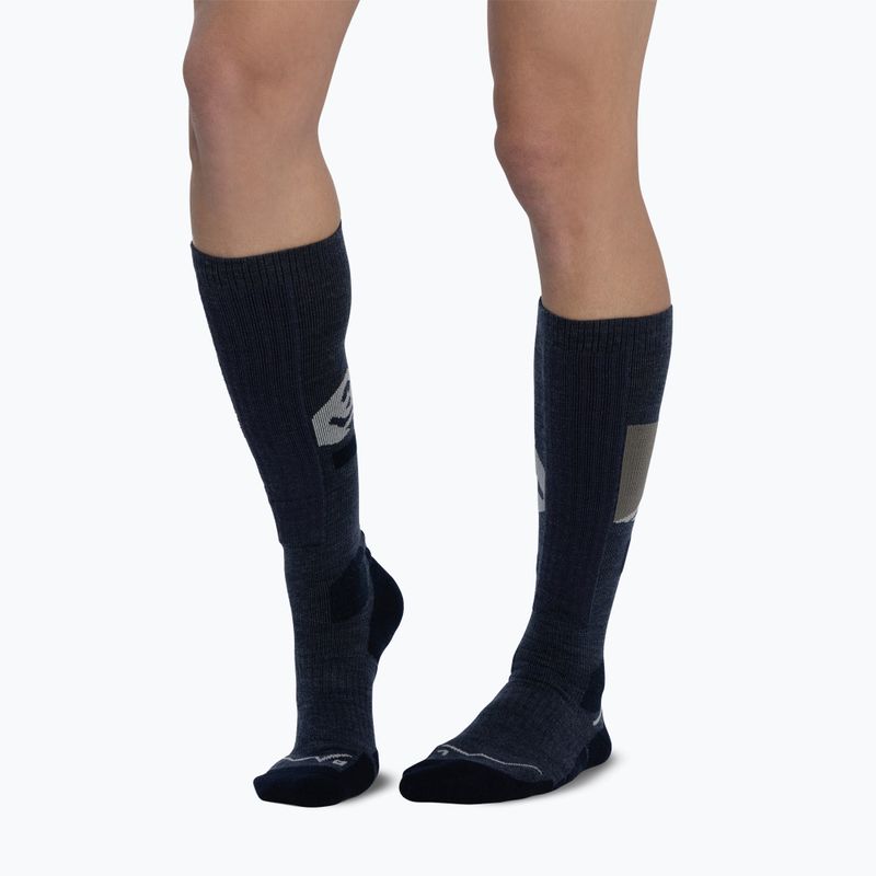 Socken BUFF Merino Heavyweight Over The Calf night blue 4