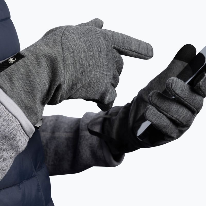 Handschuhe BUFF Merino Fleece grey 5