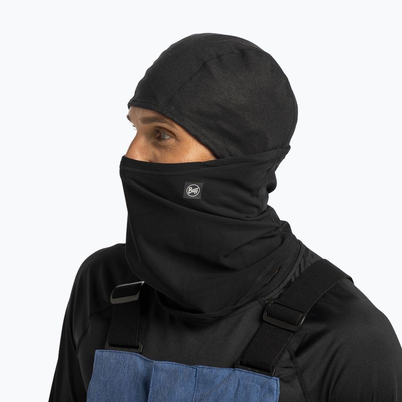 Sturmhaube BUFF Tech Fleece Hinged black 3