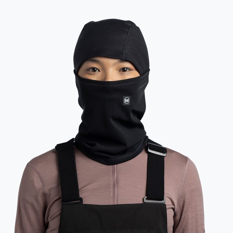 Sturmhaube BUFF Tech Fleece Hinged black 6
