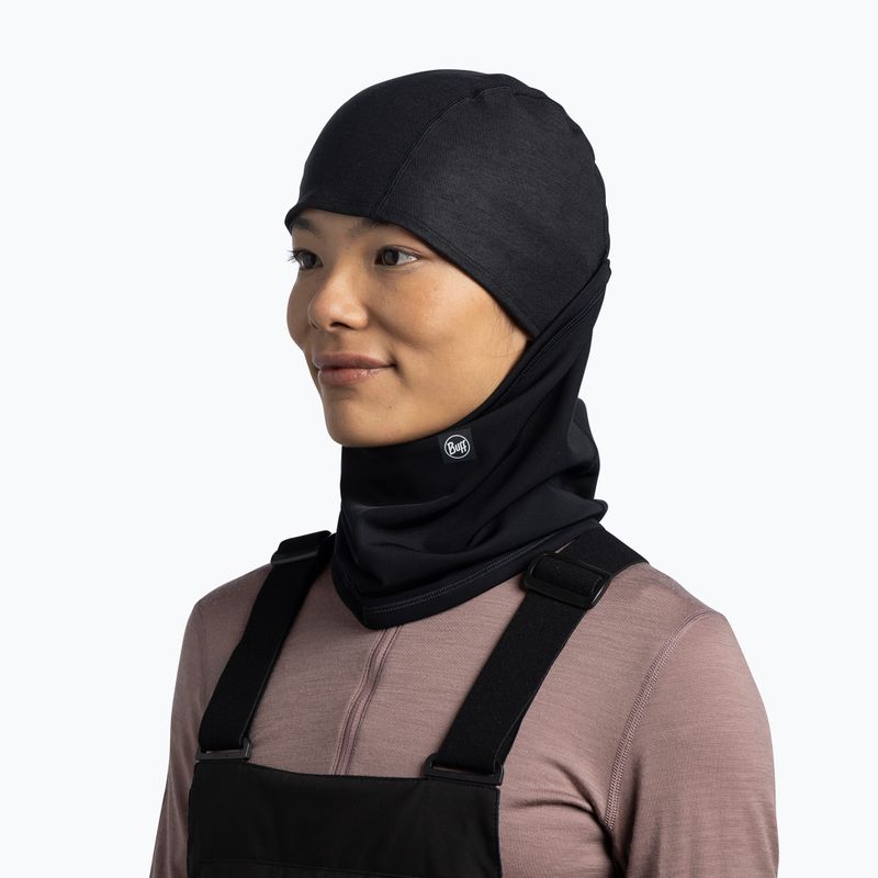Sturmhaube BUFF Tech Fleece Hinged black 7