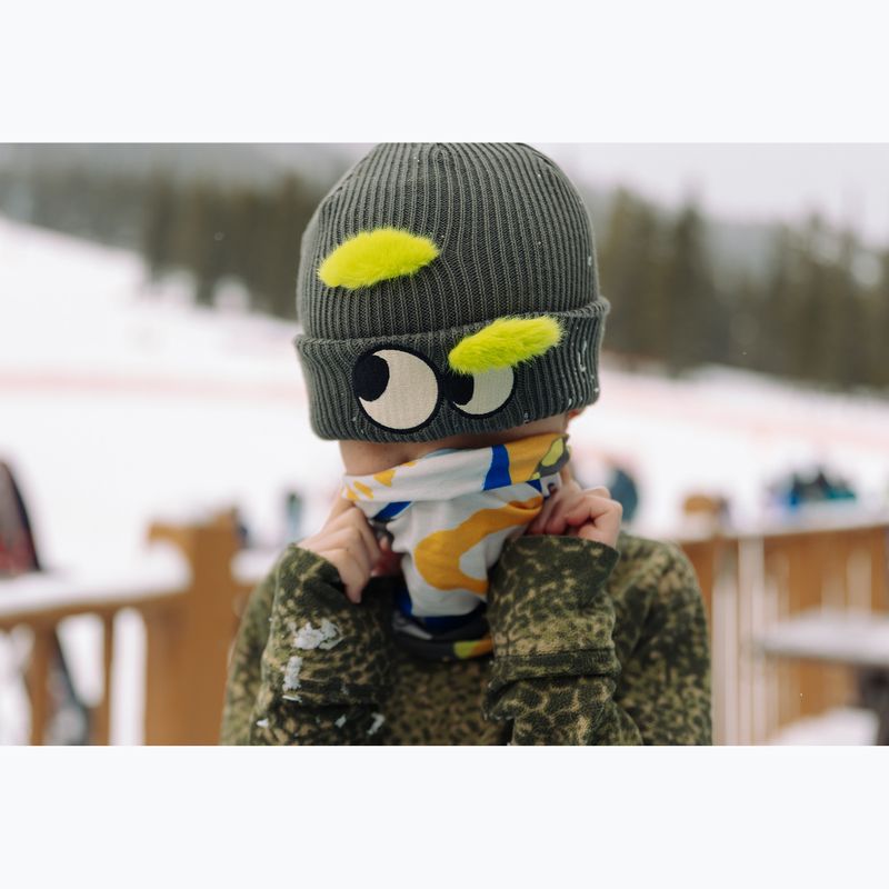 Kinder-Wintermütze Buff Knitted Fun green 6