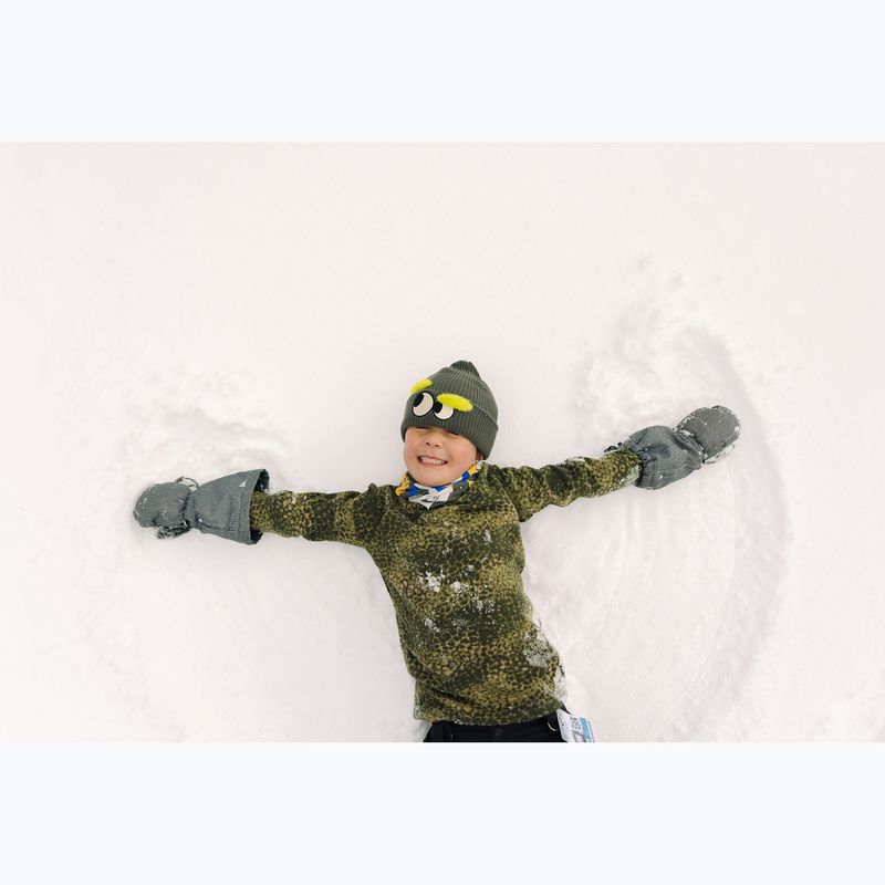 Kinder-Wintermütze Buff Knitted Fun green 7