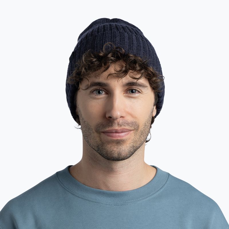 Wintermütze Buff Knitted Norval night blue 3