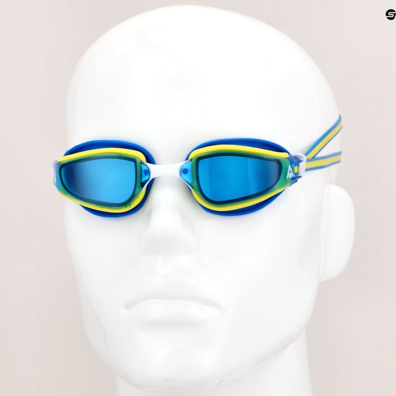 Aqua Sphere Fastlane blau/gelb Schwimmbrille EP2994007LB 8