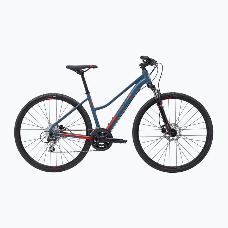 Marin San Anselmo DS2 Damen Crossrad 700C glänzend grau/roarange