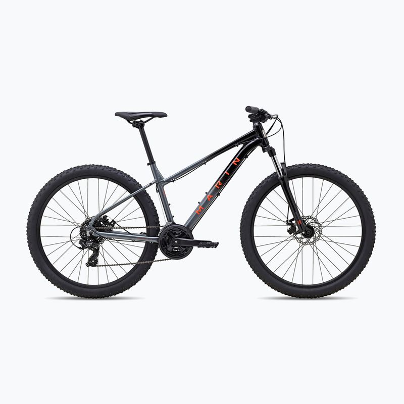 Marin Wildcat Trail 1 27.5 glänzend schwarz/kohl/koralle Damen Mountainbike 6
