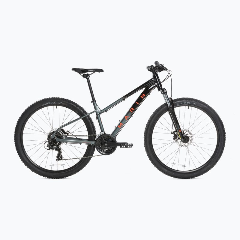 Marin Wildcat Trail 1 27.5 glänzend schwarz/kohl/koralle Damen Mountainbike