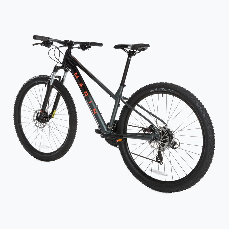 Marin Wildcat Trail 1 27.5 glänzend schwarz/kohl/koralle Damen Mountainbike 3
