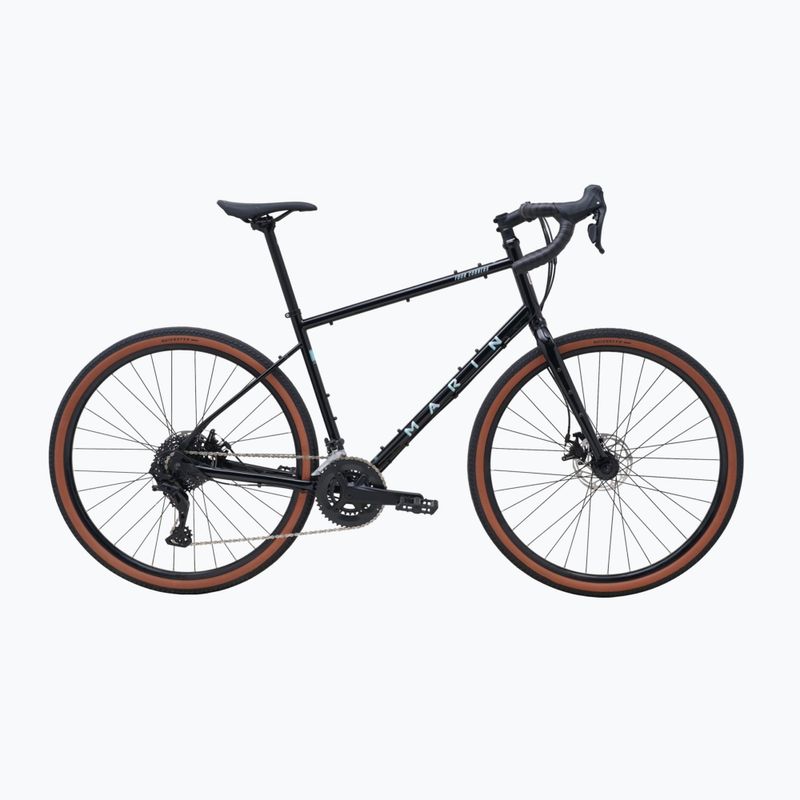 Marin Four Corners 1 Sword 650B glänzend schwarz/silber/blau Gravelbike